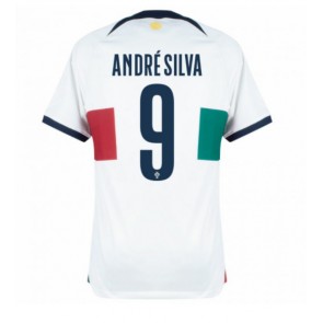 Portugal Andre Silva #9 Replika Udebanetrøje VM 2022 Kortærmet
